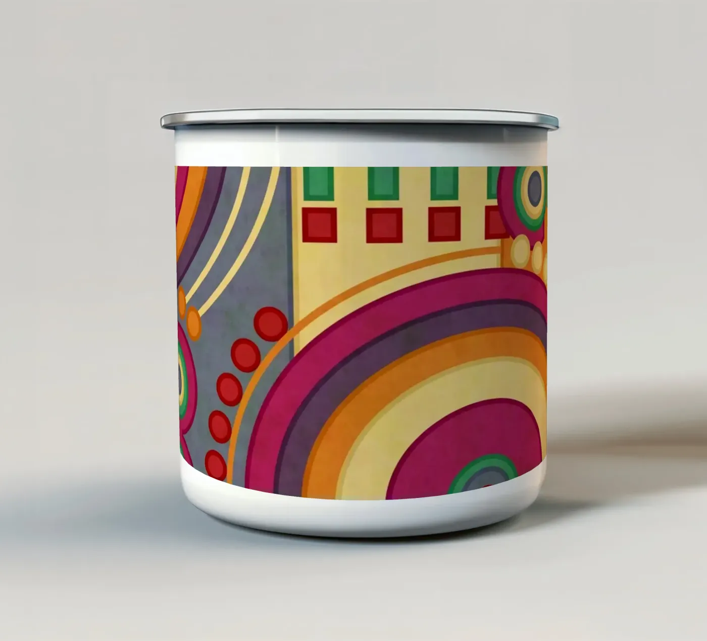 Process enamel mug by shellybremmer