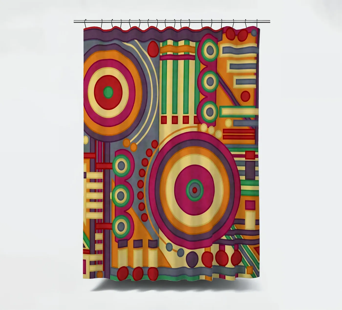 Process shower curtain by shellybremmer