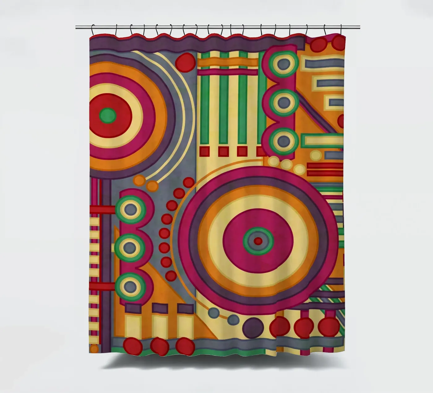 Process shower curtain by shellybremmer