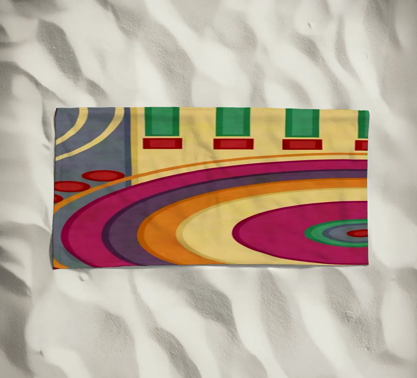 Process beach towel by shellybremmer