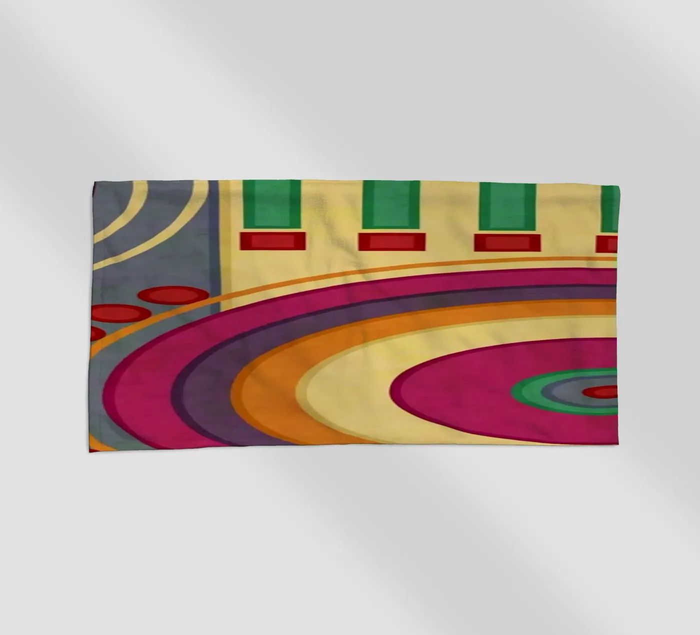 Process beach towel by shellybremmer