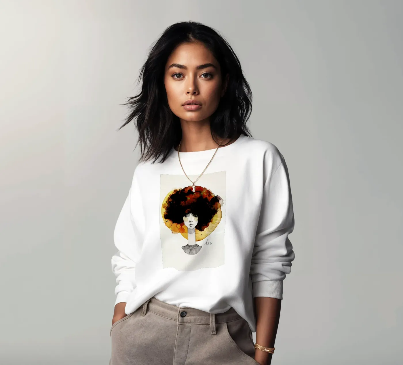 Löwe felpa da Ekaterina Koroleva