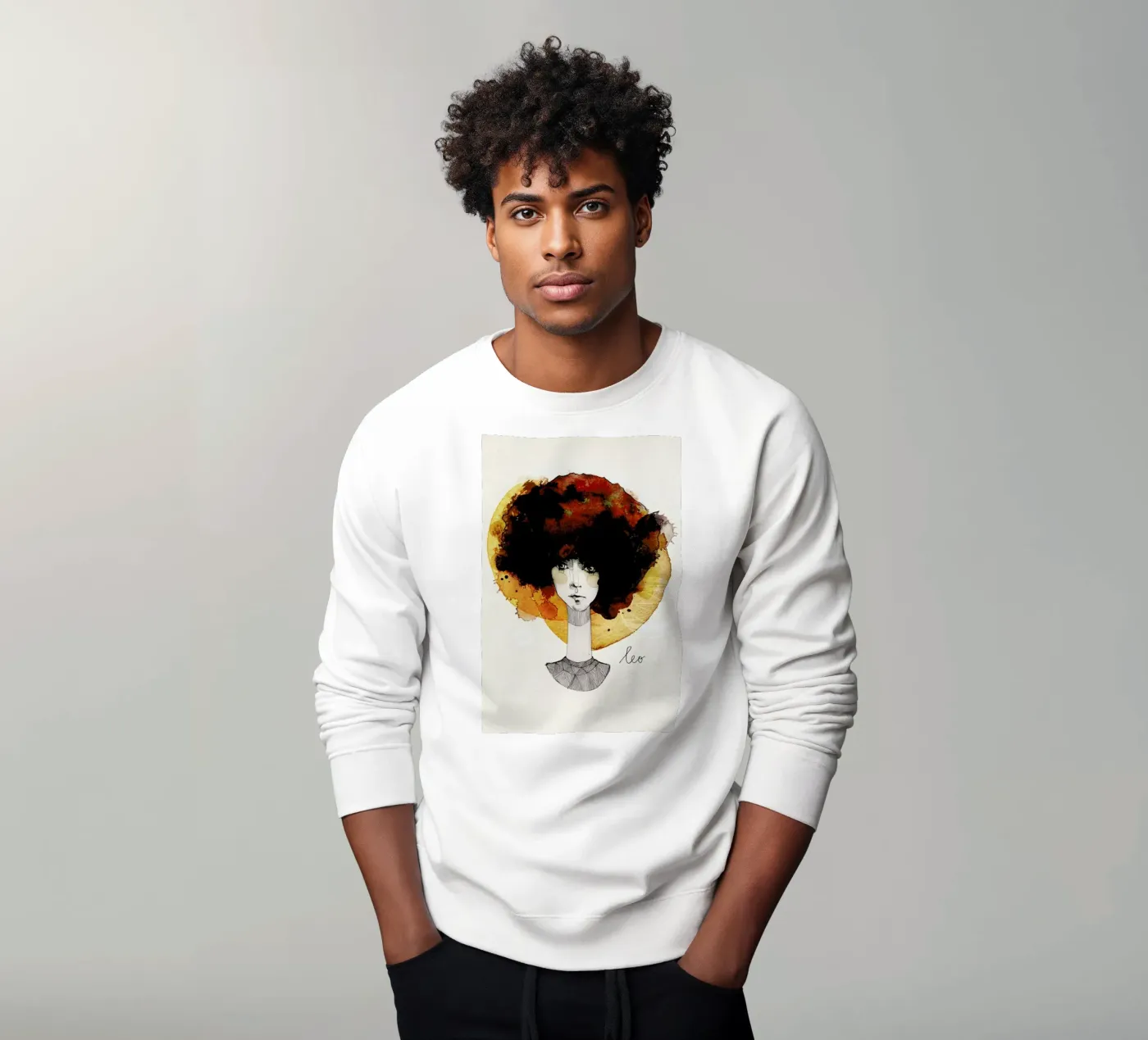 Löwe felpa da Ekaterina Koroleva