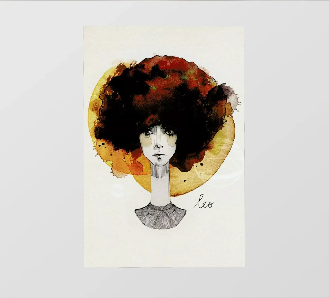 Löwe pellicola backlit da Ekaterina Koroleva