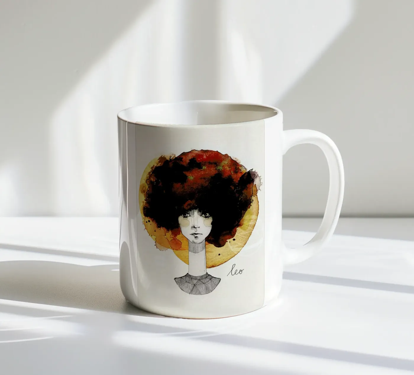 Löwe mug en céramique de Ekaterina Koroleva