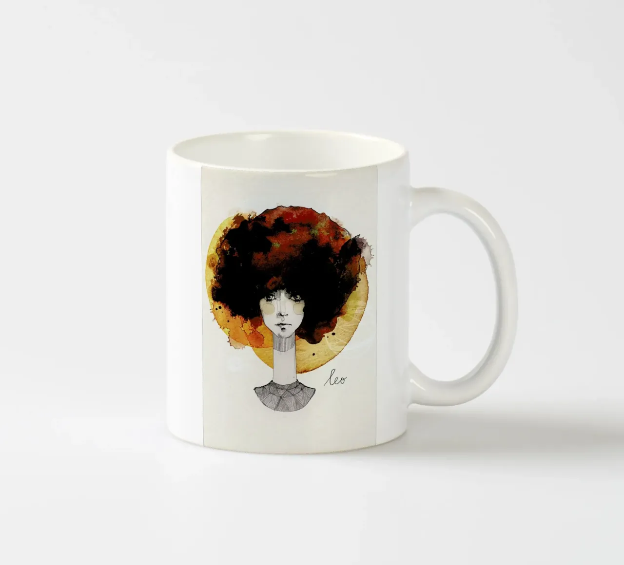 Löwe tazza in ceramica da Ekaterina Koroleva