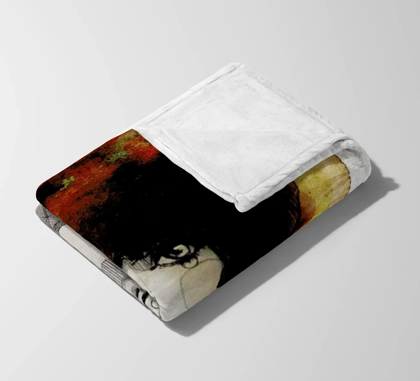 Löwe fleece blanket by Ekaterina Koroleva