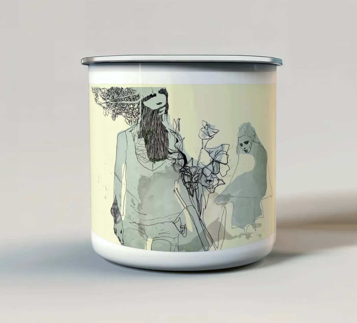 moda enamel mug by k i m