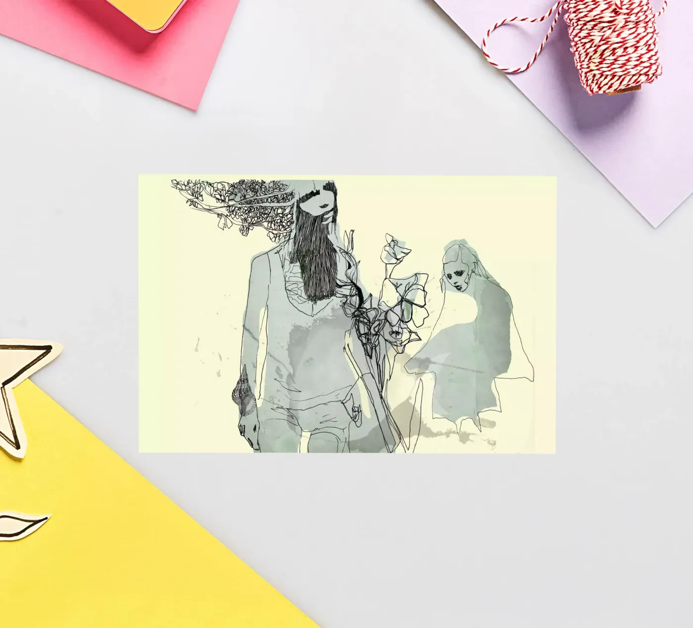 moda sticker van k i m