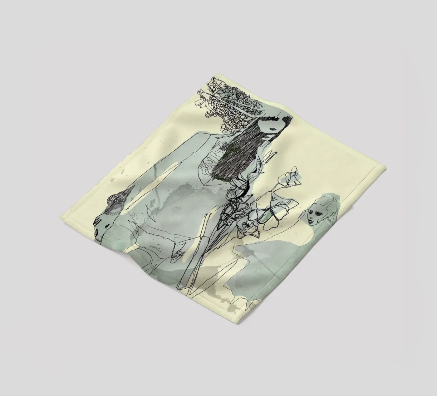 moda fleece blanket by k i m