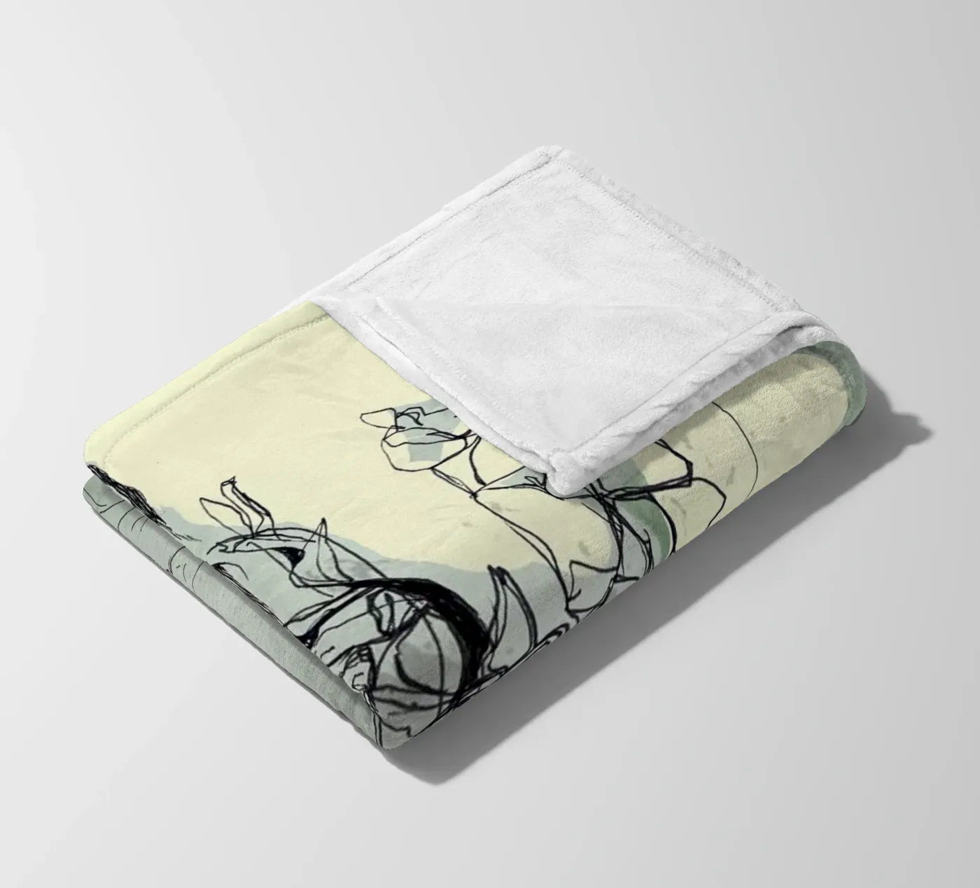 moda fleece blanket by k i m
