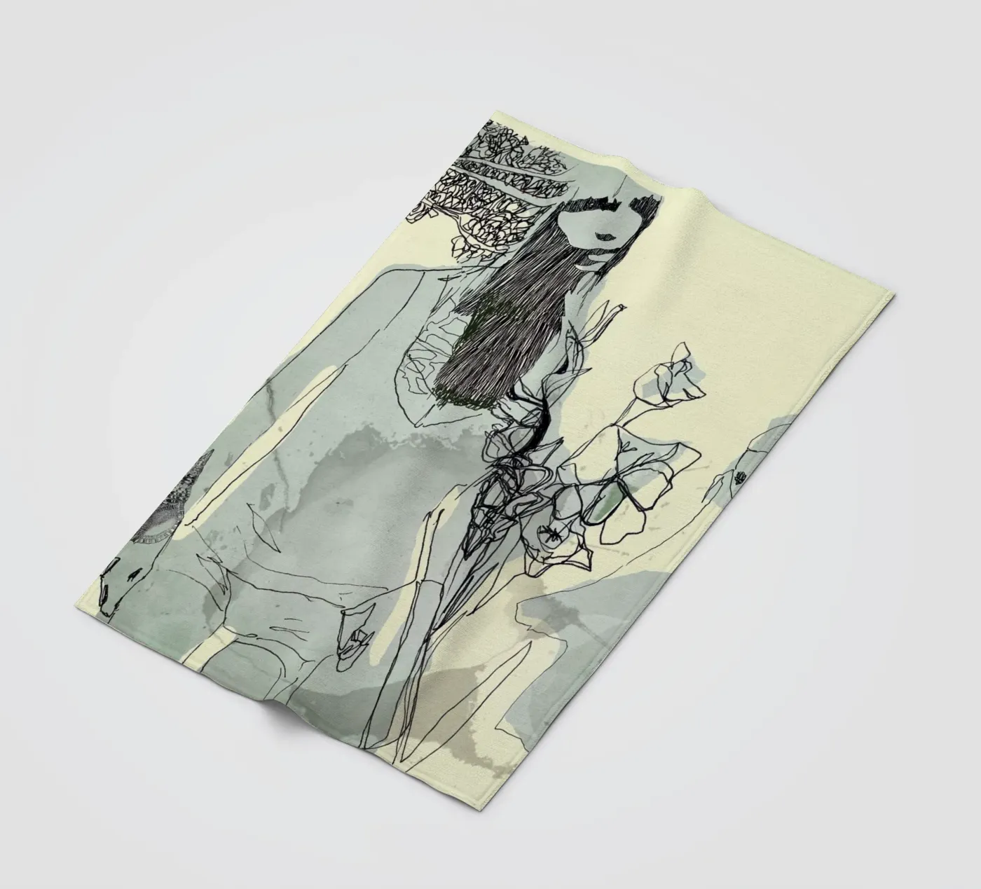 moda fleece blanket by k i m