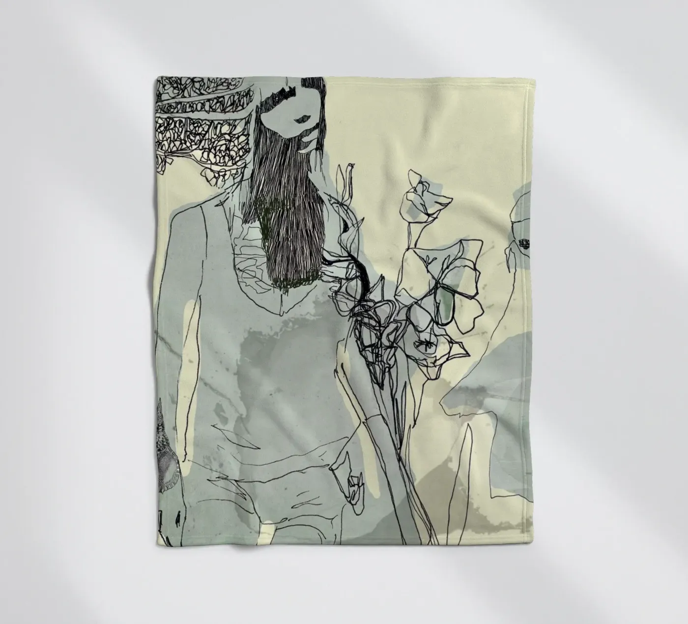 moda fleece blanket by k i m