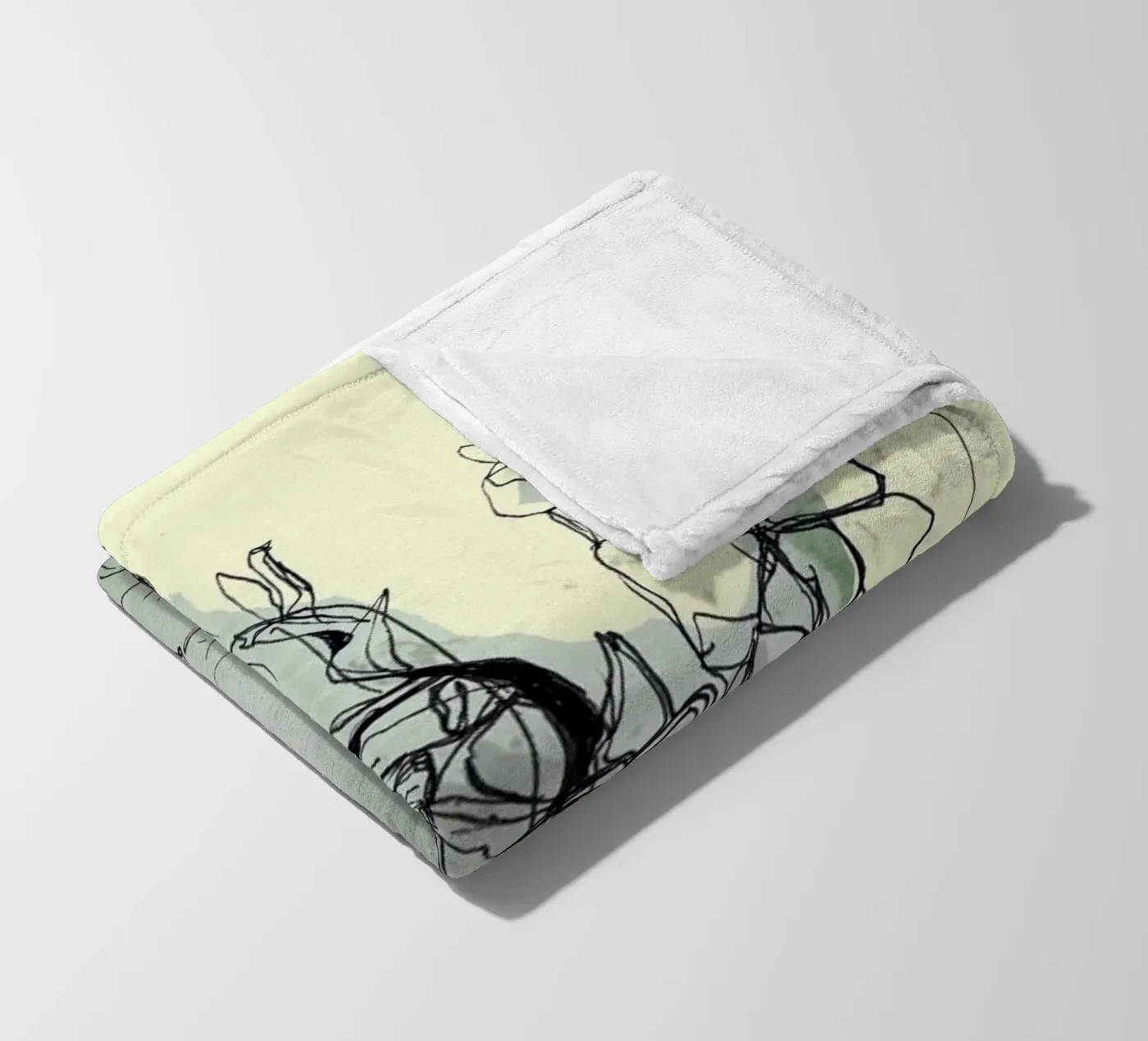 moda fleece blanket by k i m