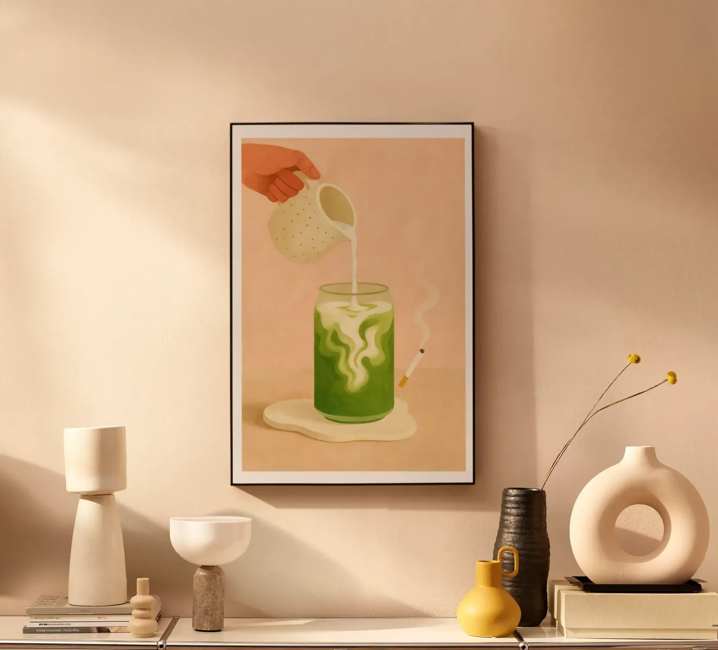 Iced Matcha Latte plexiglass da PurePeachStudio