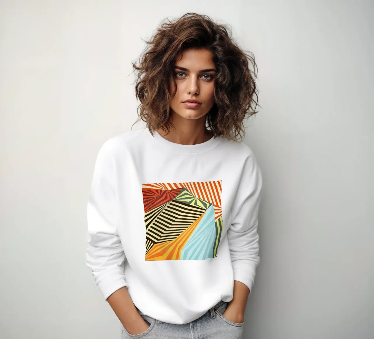 Yaipei felpa da lovely lines