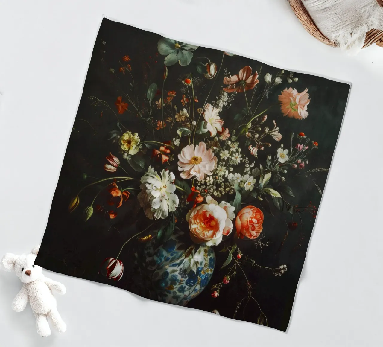 Nostalgic Bouquet coperta in pile da treechild