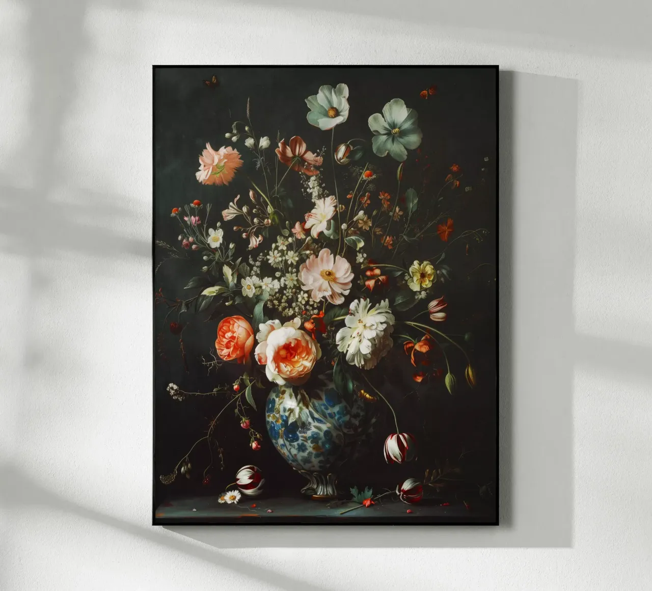 Nostalgic Bouquet acrylic glass by treechild