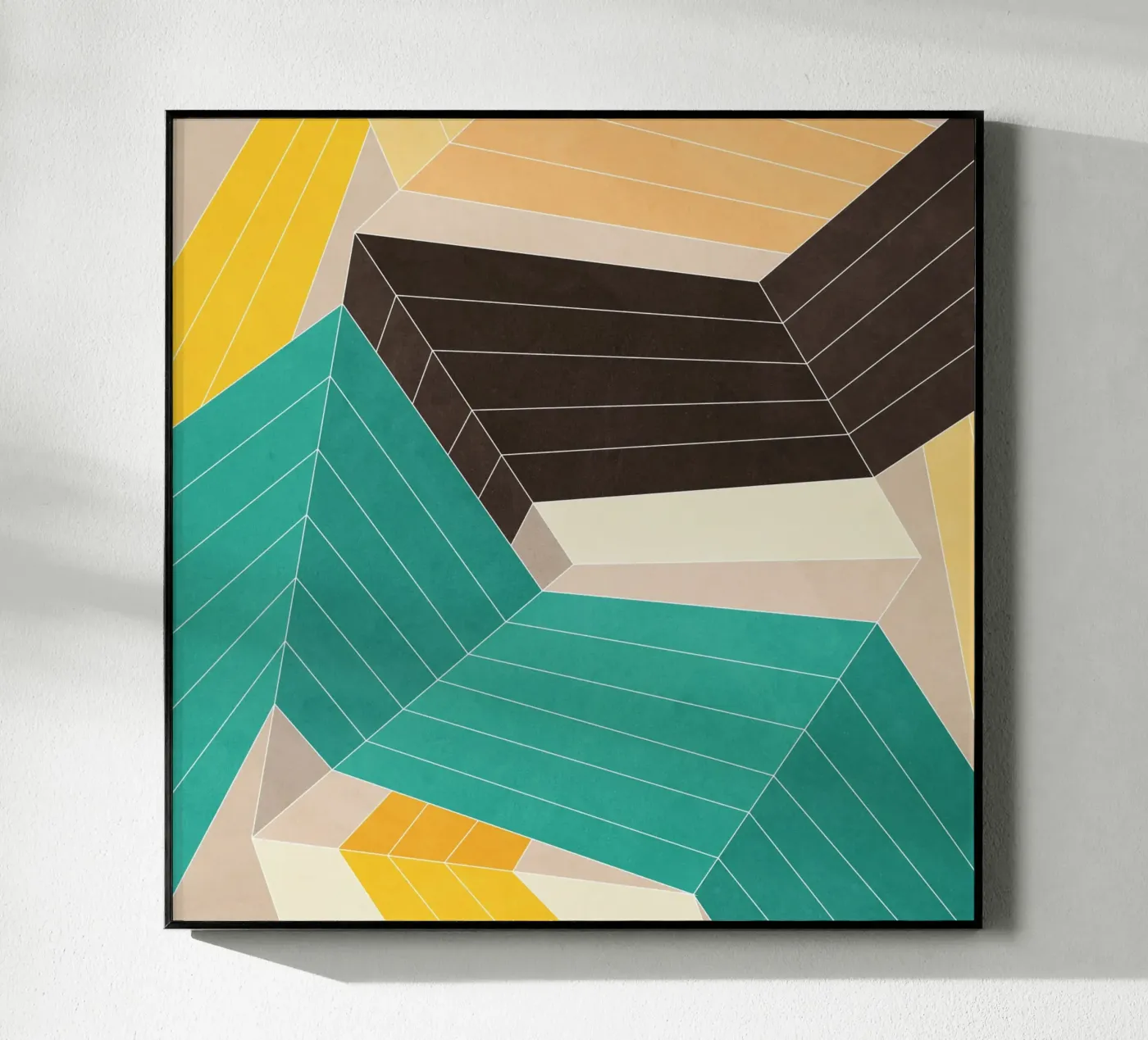 Lines Inside acryl van Abstract Joy