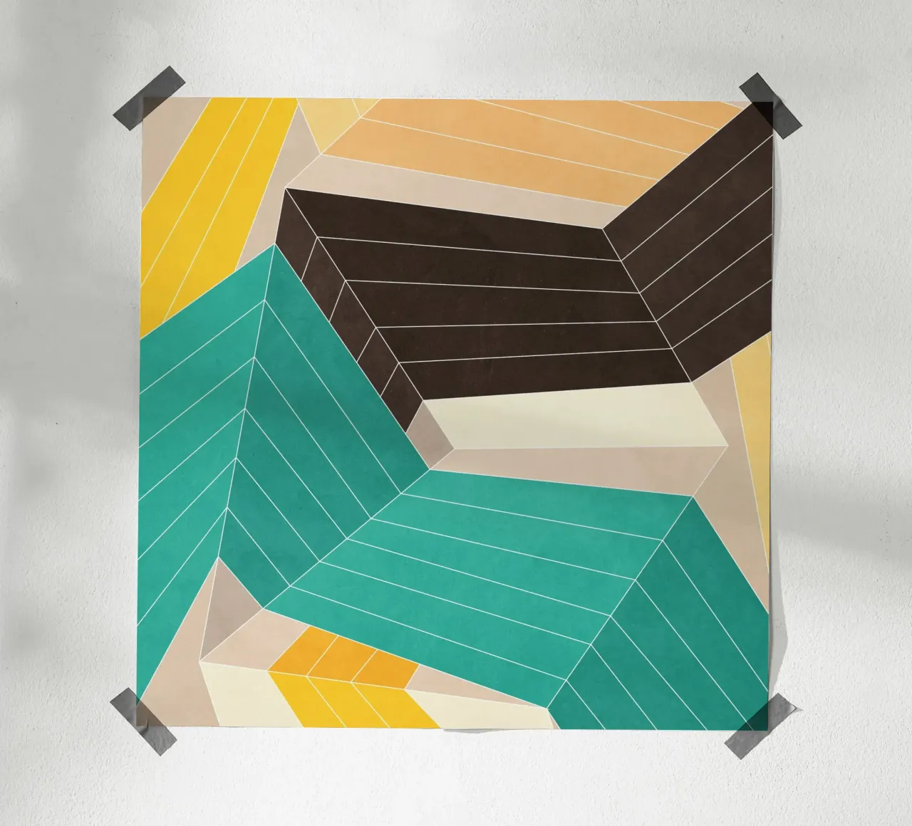 Linee interne poster da Abstract 888