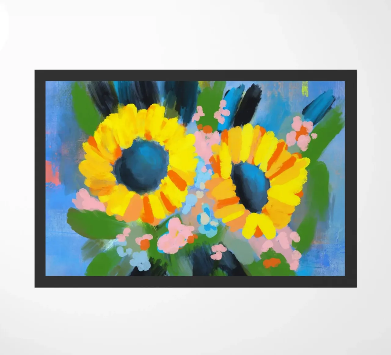 Sonnenblumen in Vase zerbino da Petra Lang