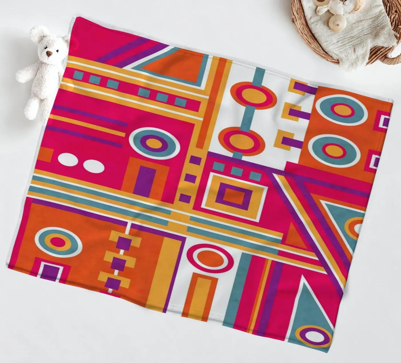 Splice fleece blanket by shellybremmer