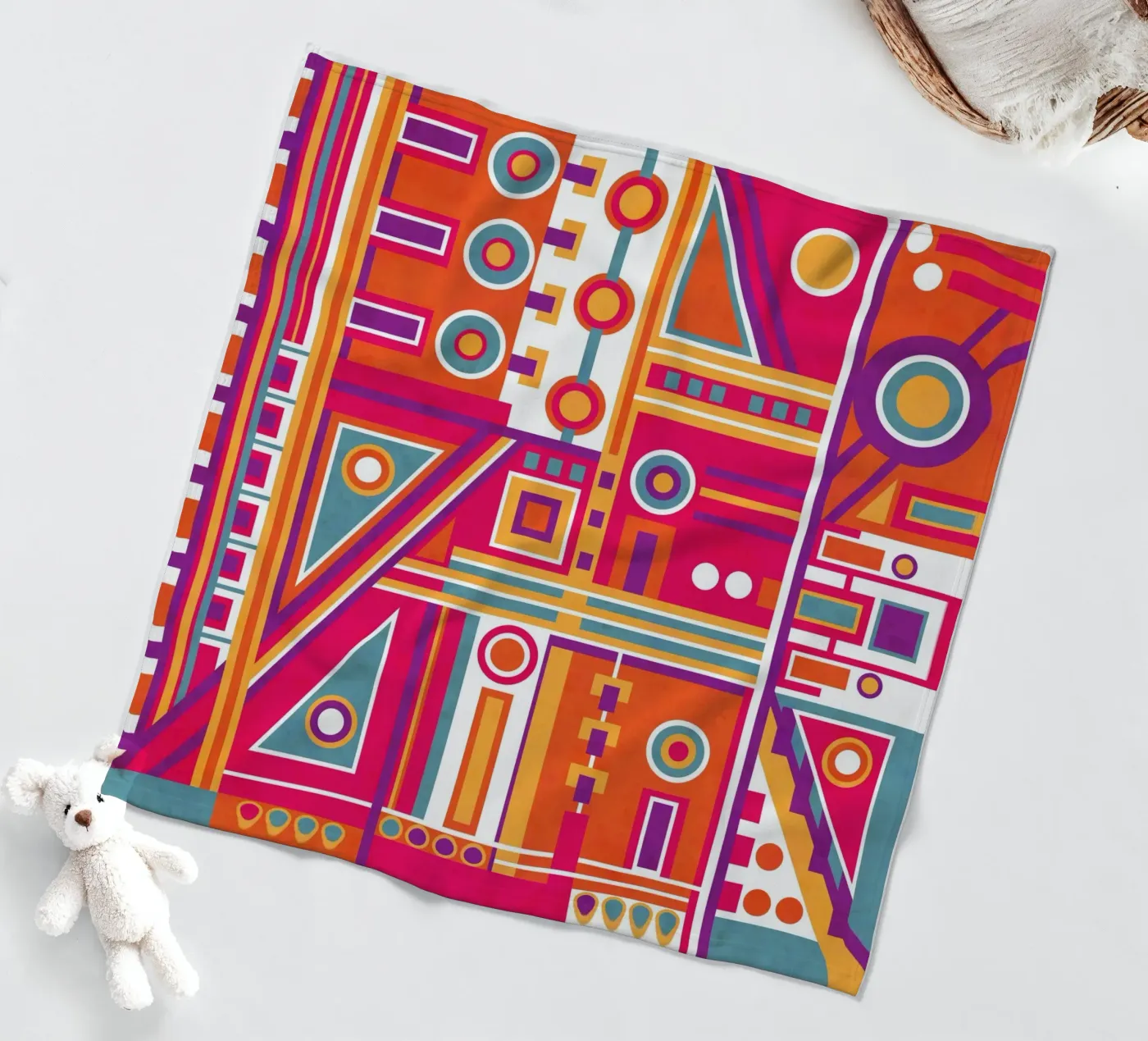 Splice fleece blanket by shellybremmer