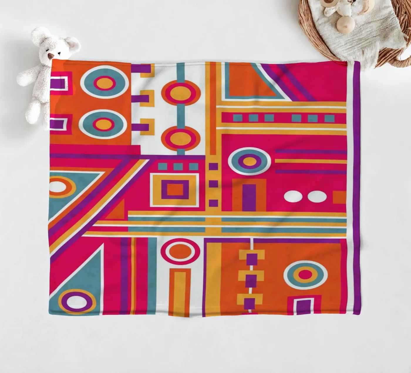 Splice fleece blanket by shellybremmer