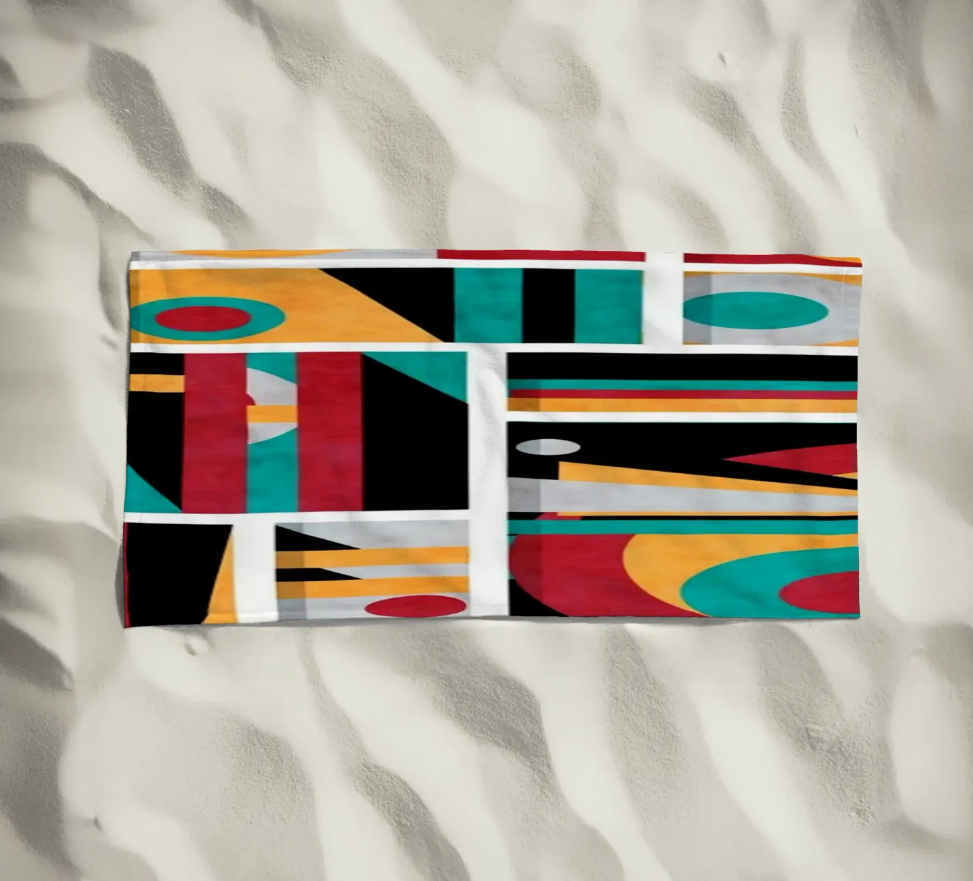 Time beach towel by shellybremmer