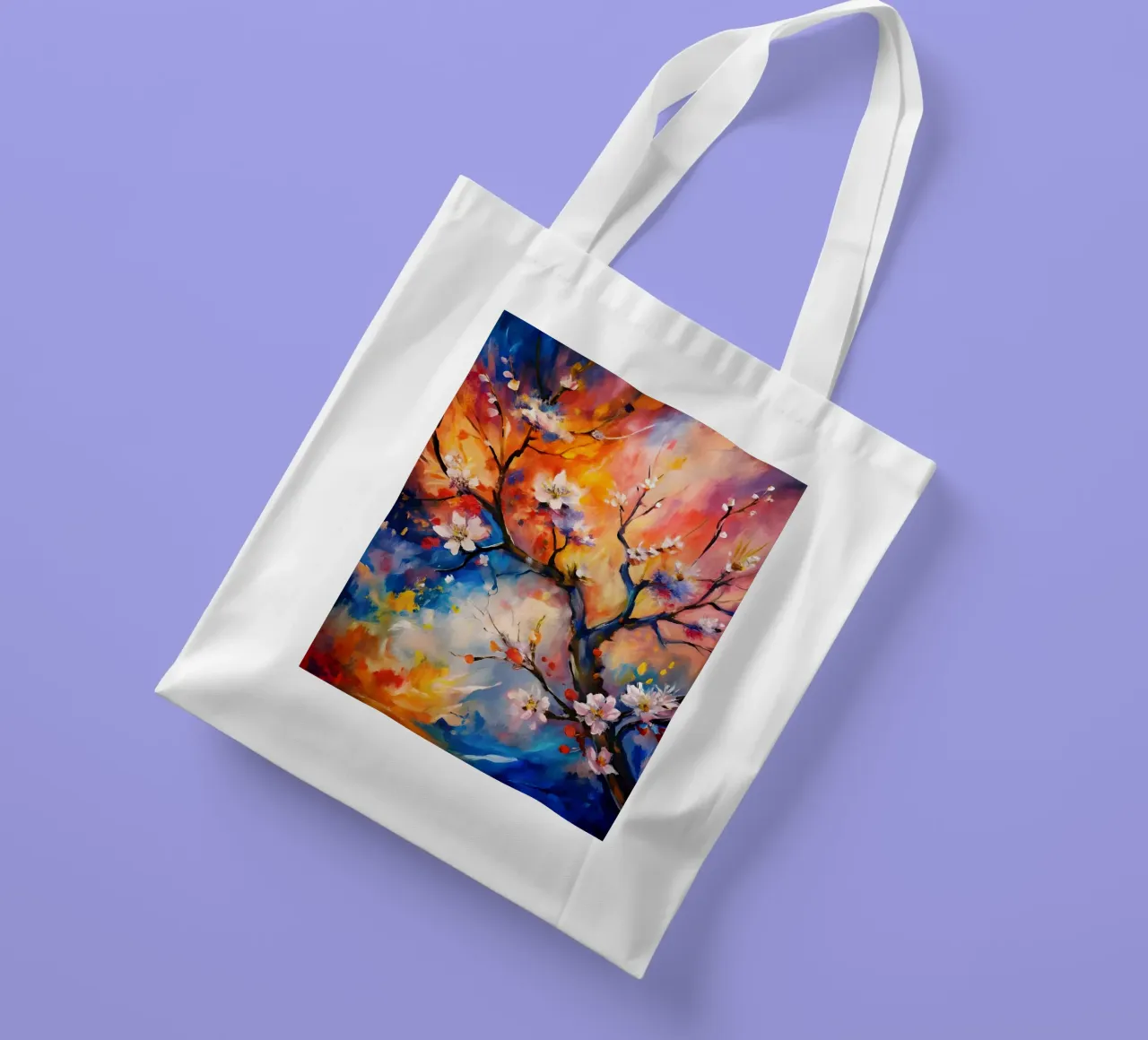 Sogni in fiore borsa in juta da Artistic-shop