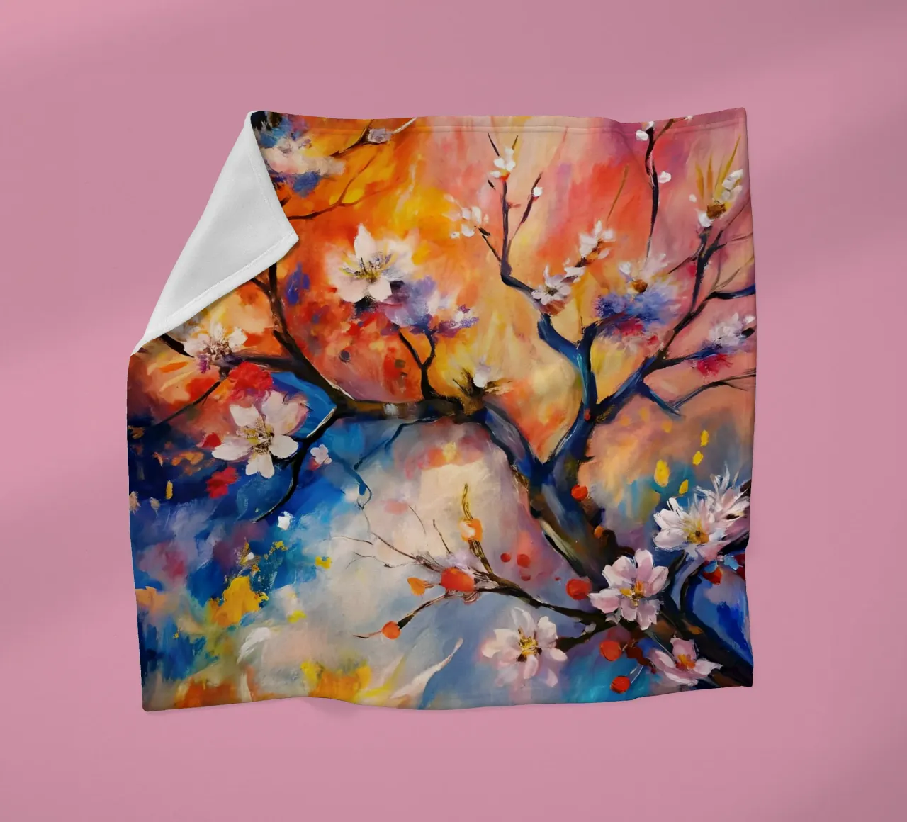 Sogni in fiore coperta in pile da Artistic-shop