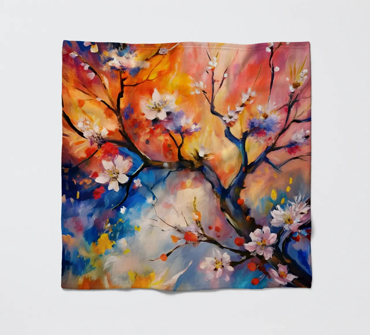 Sogni in fiore coperta in pile da Artistic-shop
