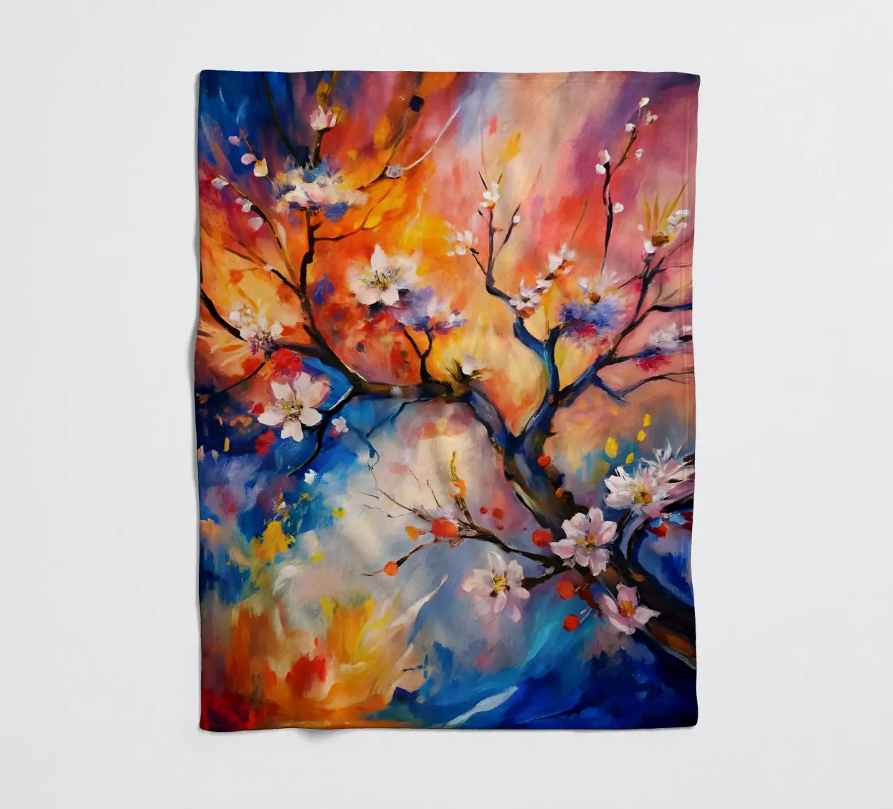 Sogni in fiore coperta in pile da Artistic-shop