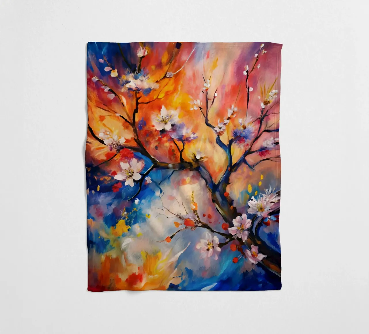 Sogni in fiore coperta in pile da Artistic-shop