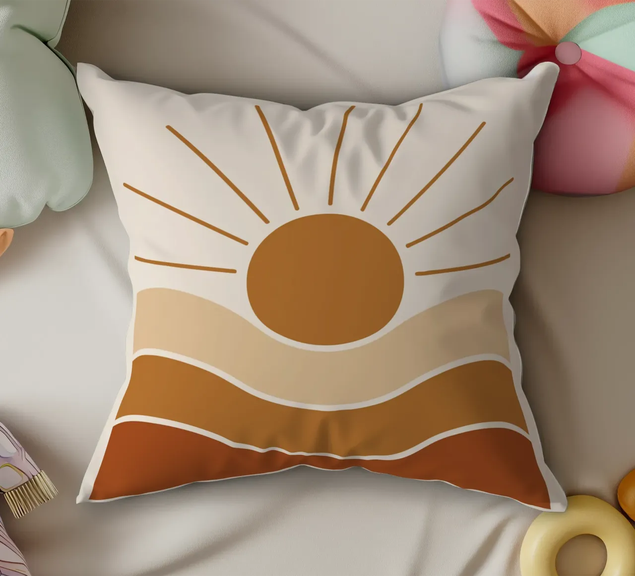 Sunburst cuscino da LisaArtes