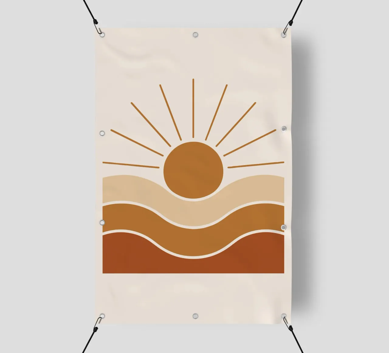 Sunburst telo in pvc da LisaArtes