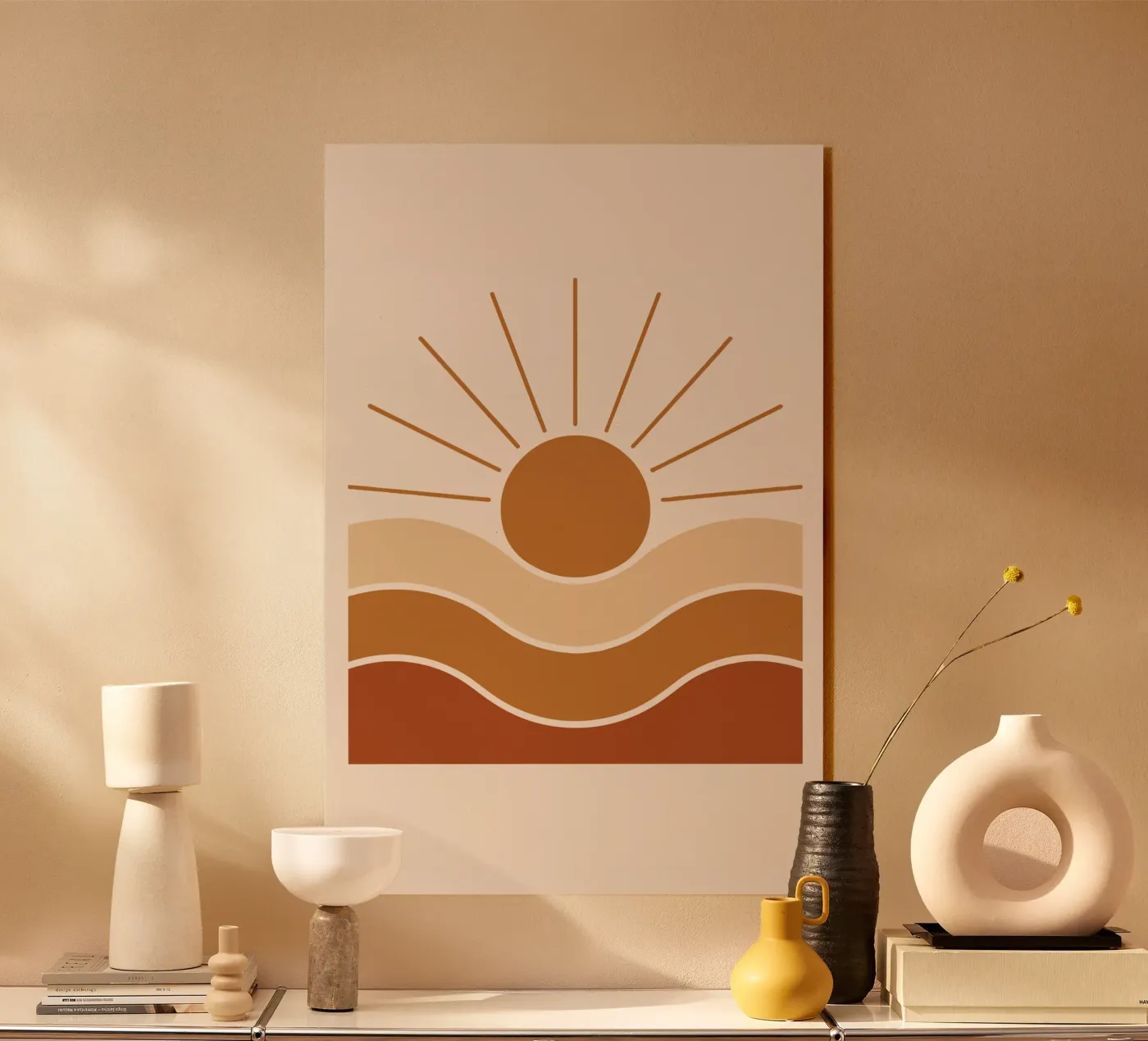 Sunburst Acryl-Glas von LisaArtes