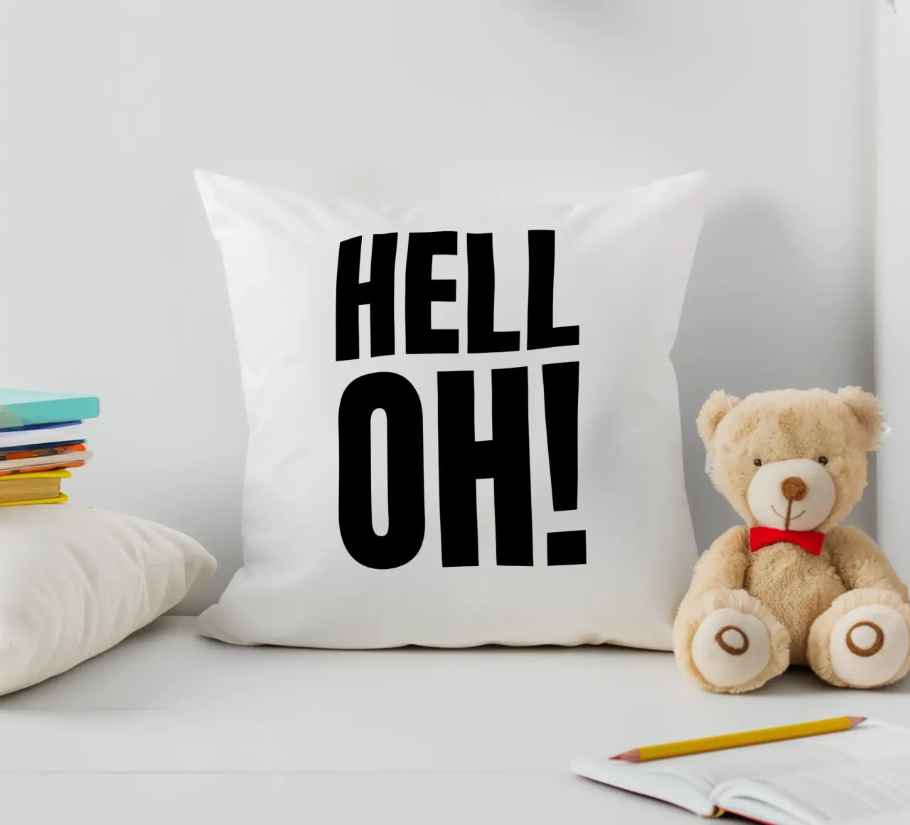 HELL OH! cuscino da RB-Quotes