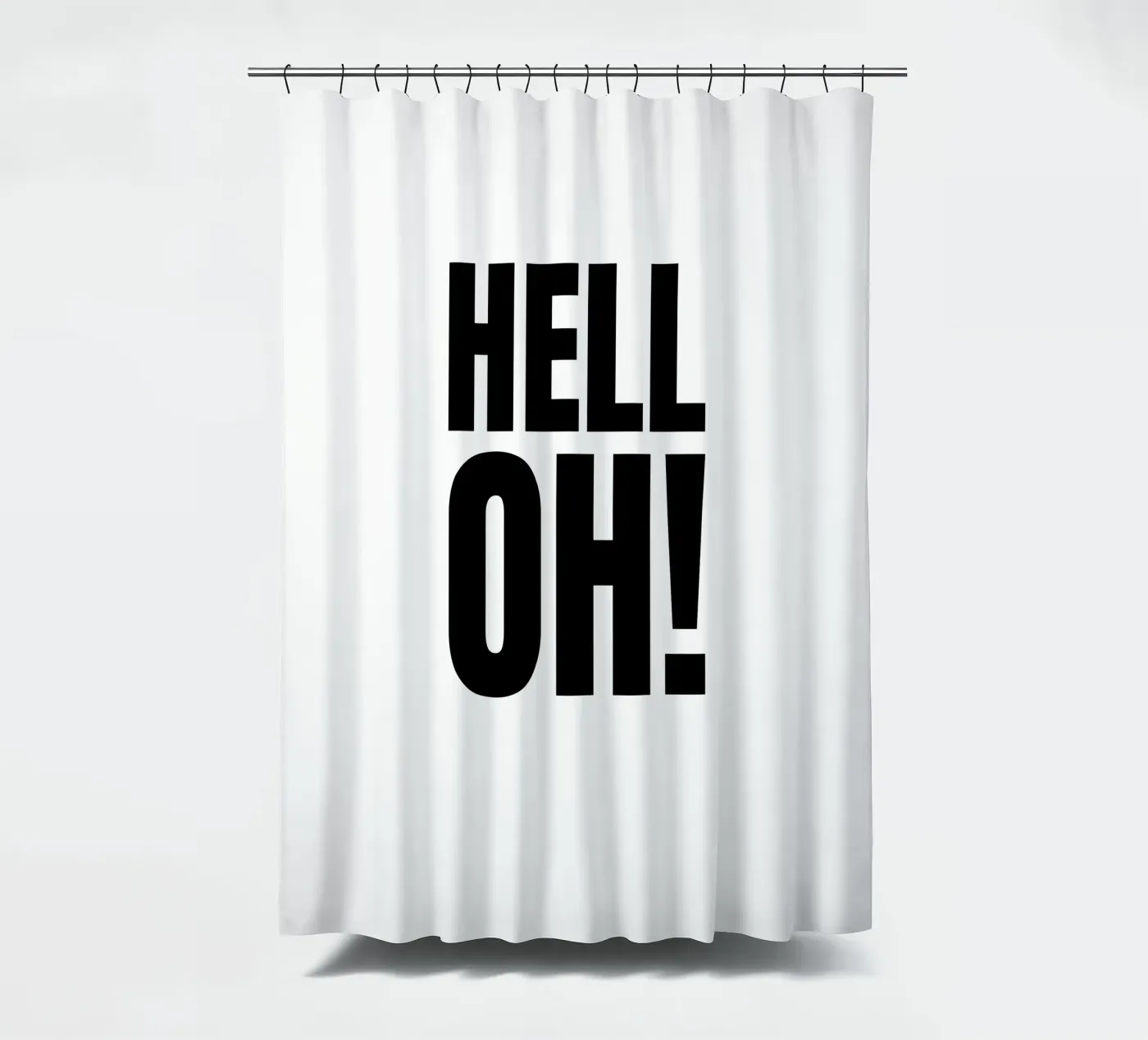 HELL OH! Duschvorhang von RB-Quotes