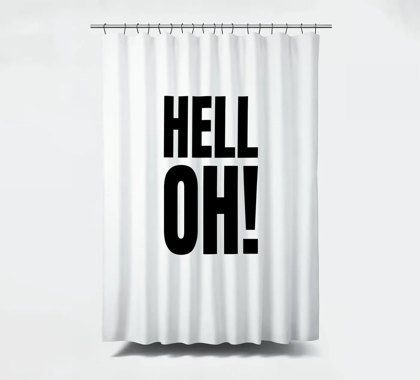 HELL OH! Duschvorhang von RB-Quotes