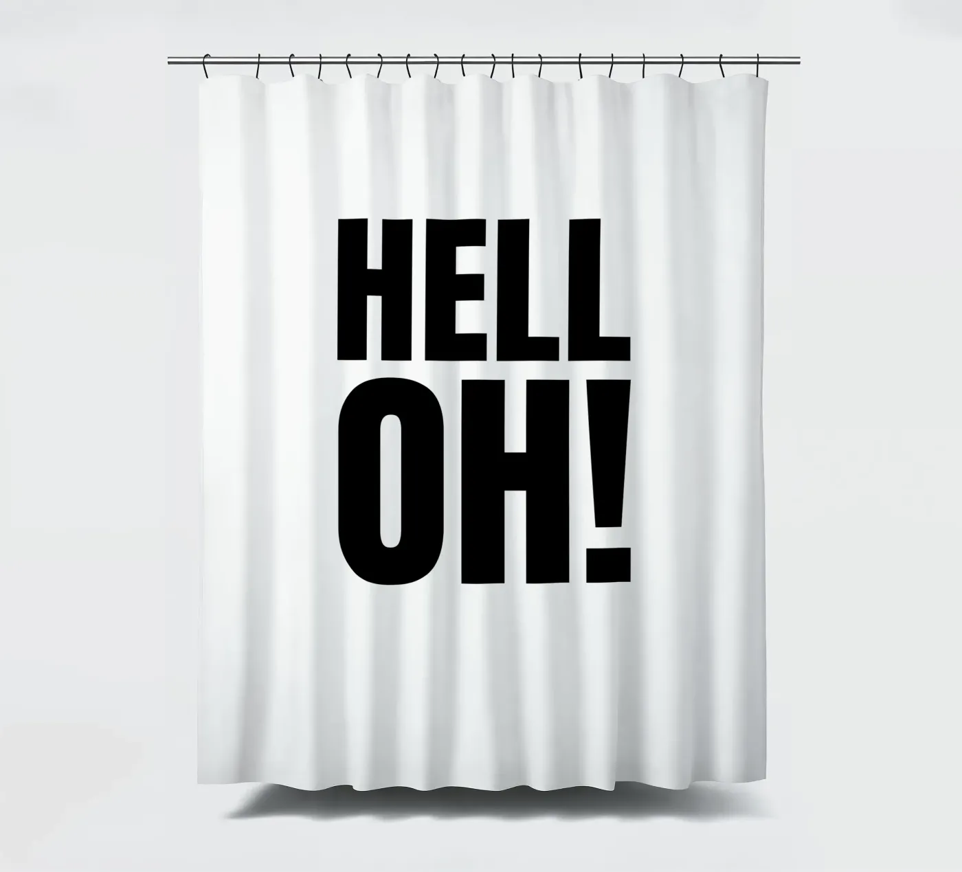HELL OH! Duschvorhang von RB-Quotes