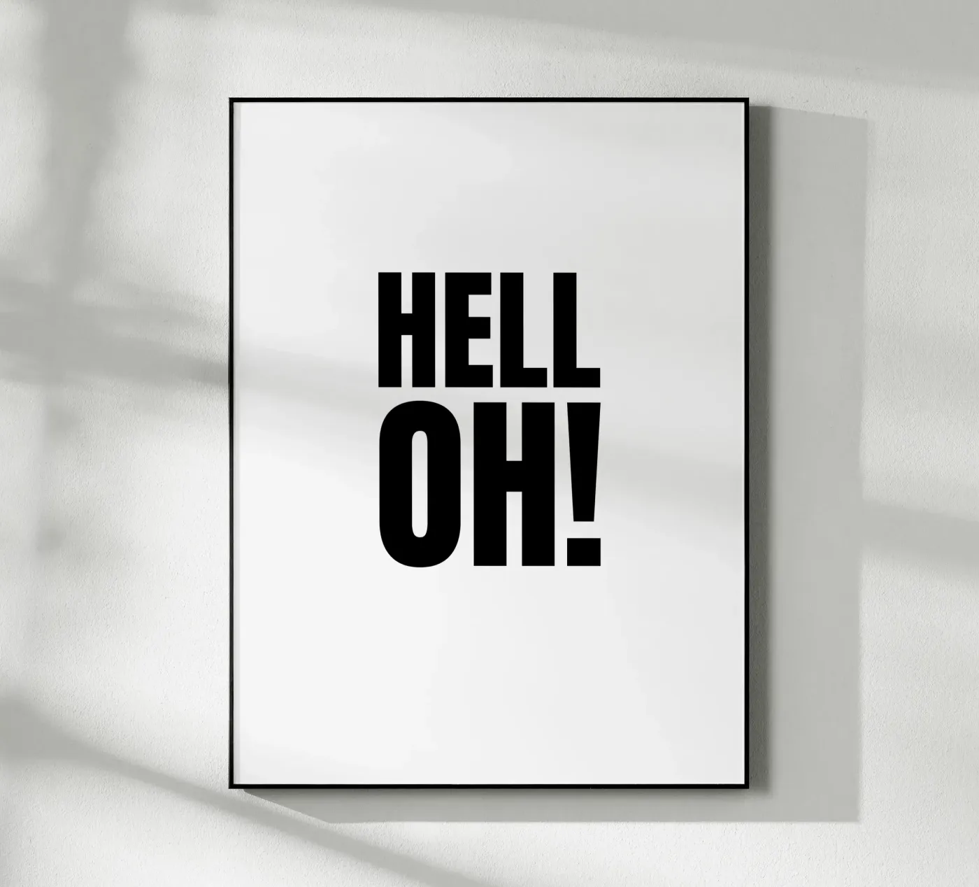 HELL OH! plexiglas de RB-Quotes
