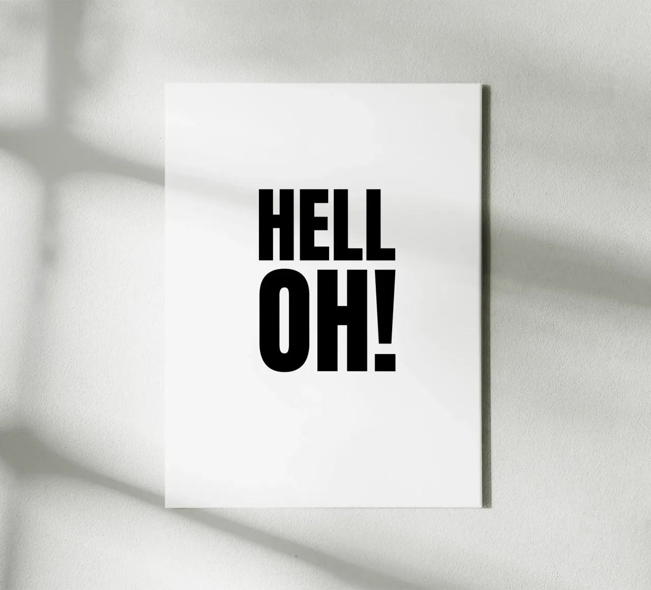 HELL OH! tela da RB-Quotes