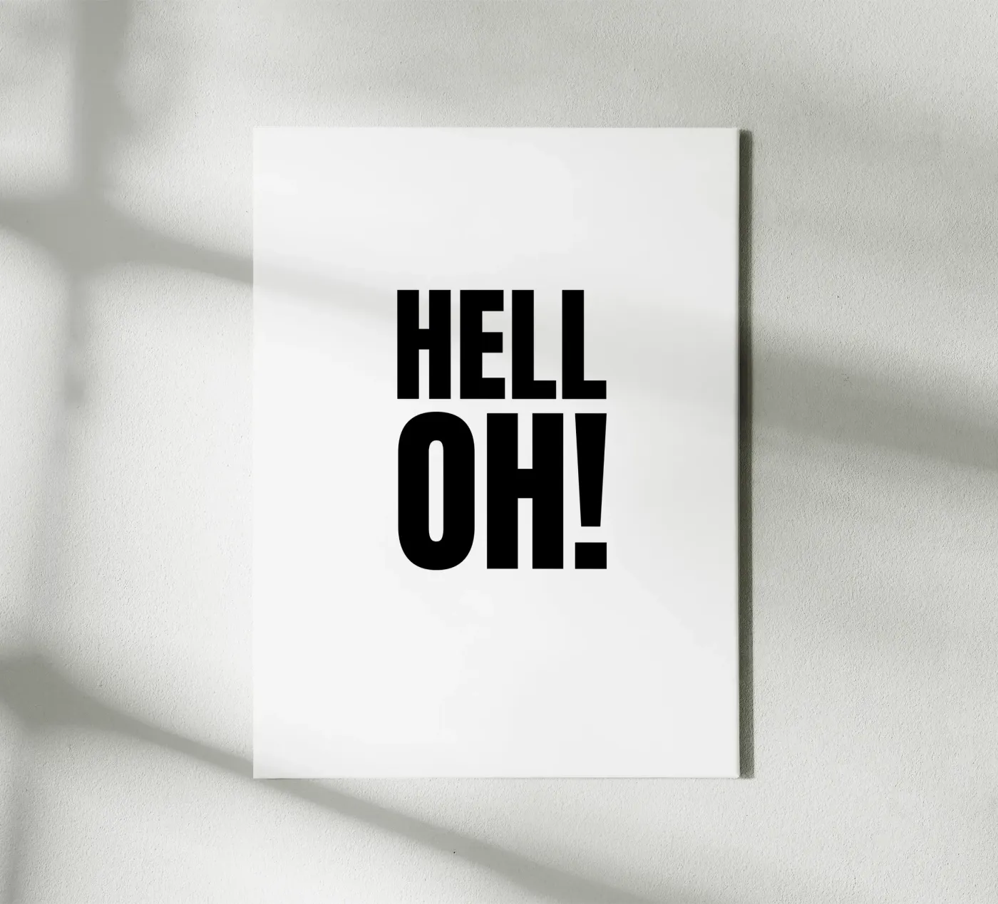 HELL OH! tela da RB-Quotes