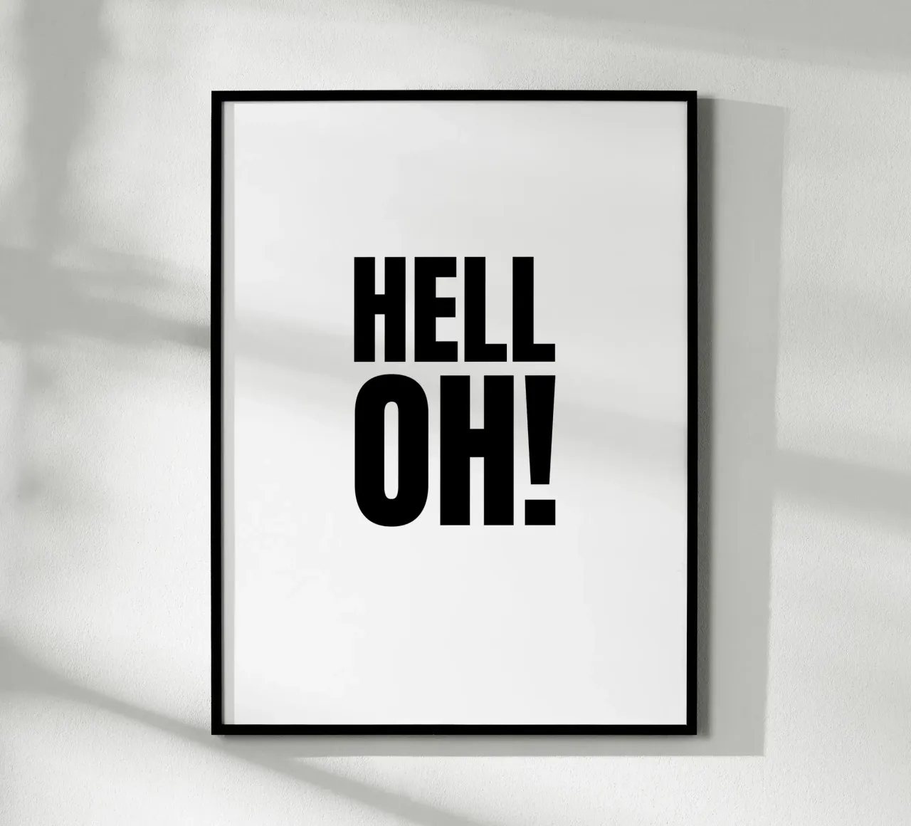HELL OH! poster by RB-Quotes