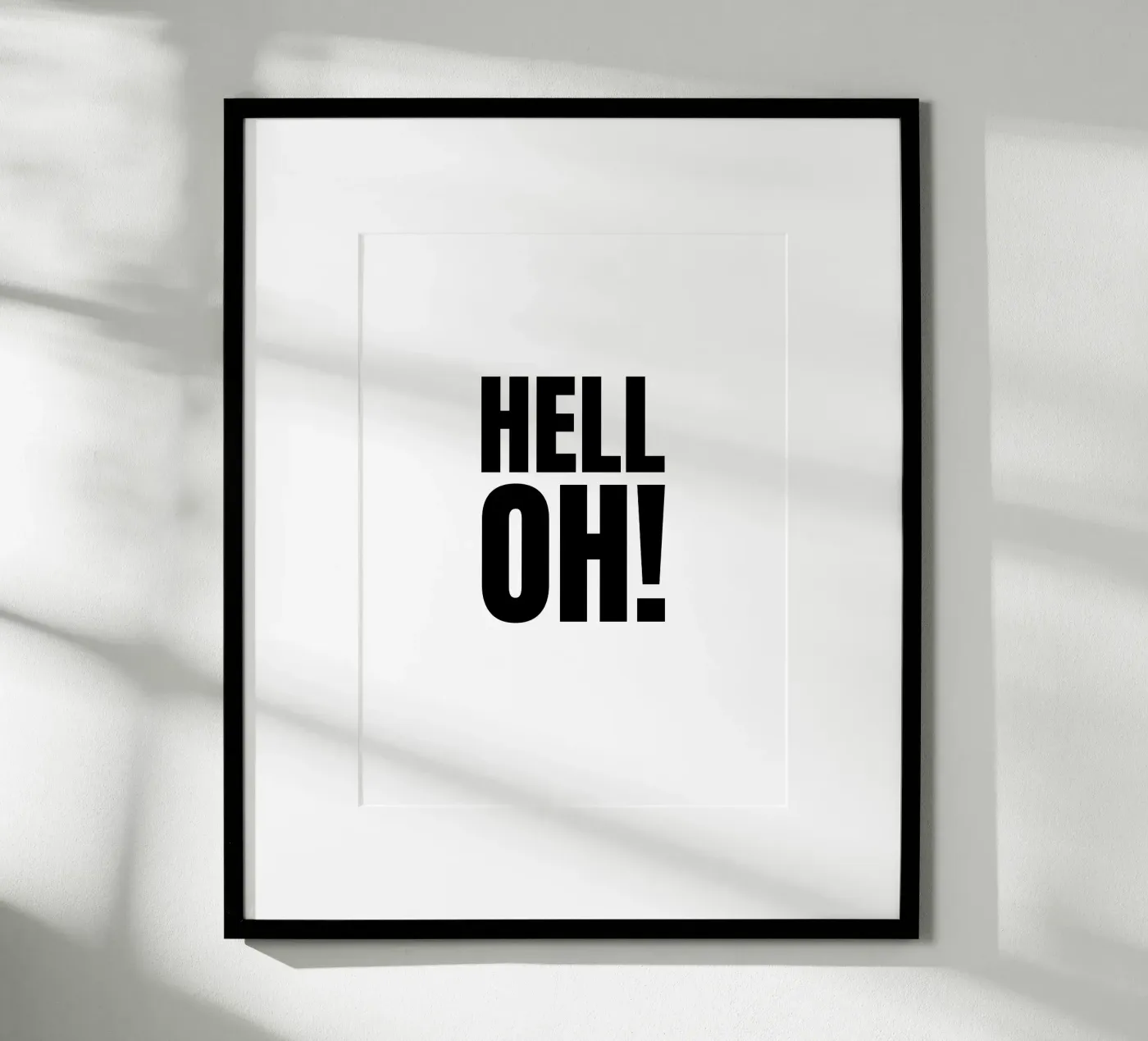 HELL OH! poster by RB-Quotes