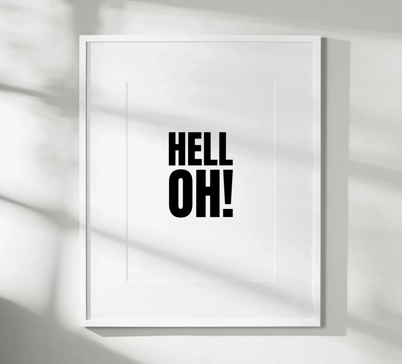 HELL OH! Poster von RB-Quotes