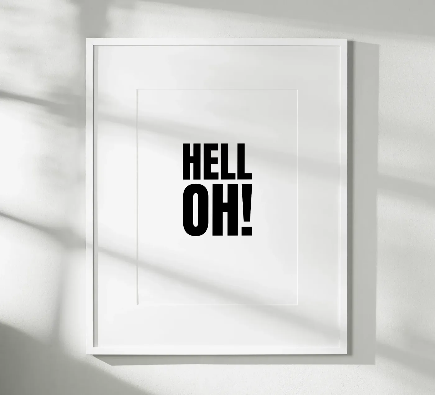 HELL OH! poster by RB-Quotes