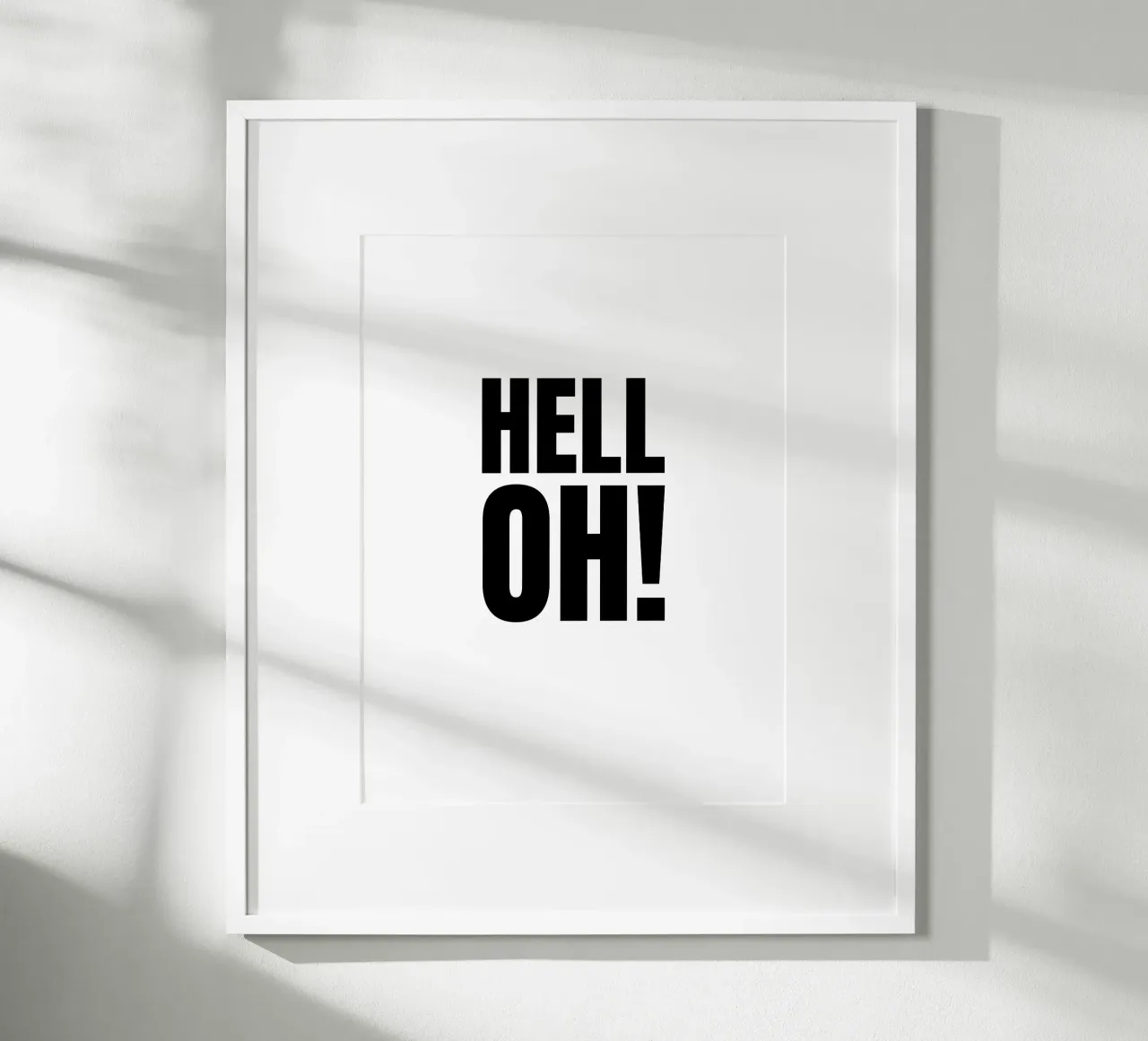 HELL OH! poster by RB-Quotes