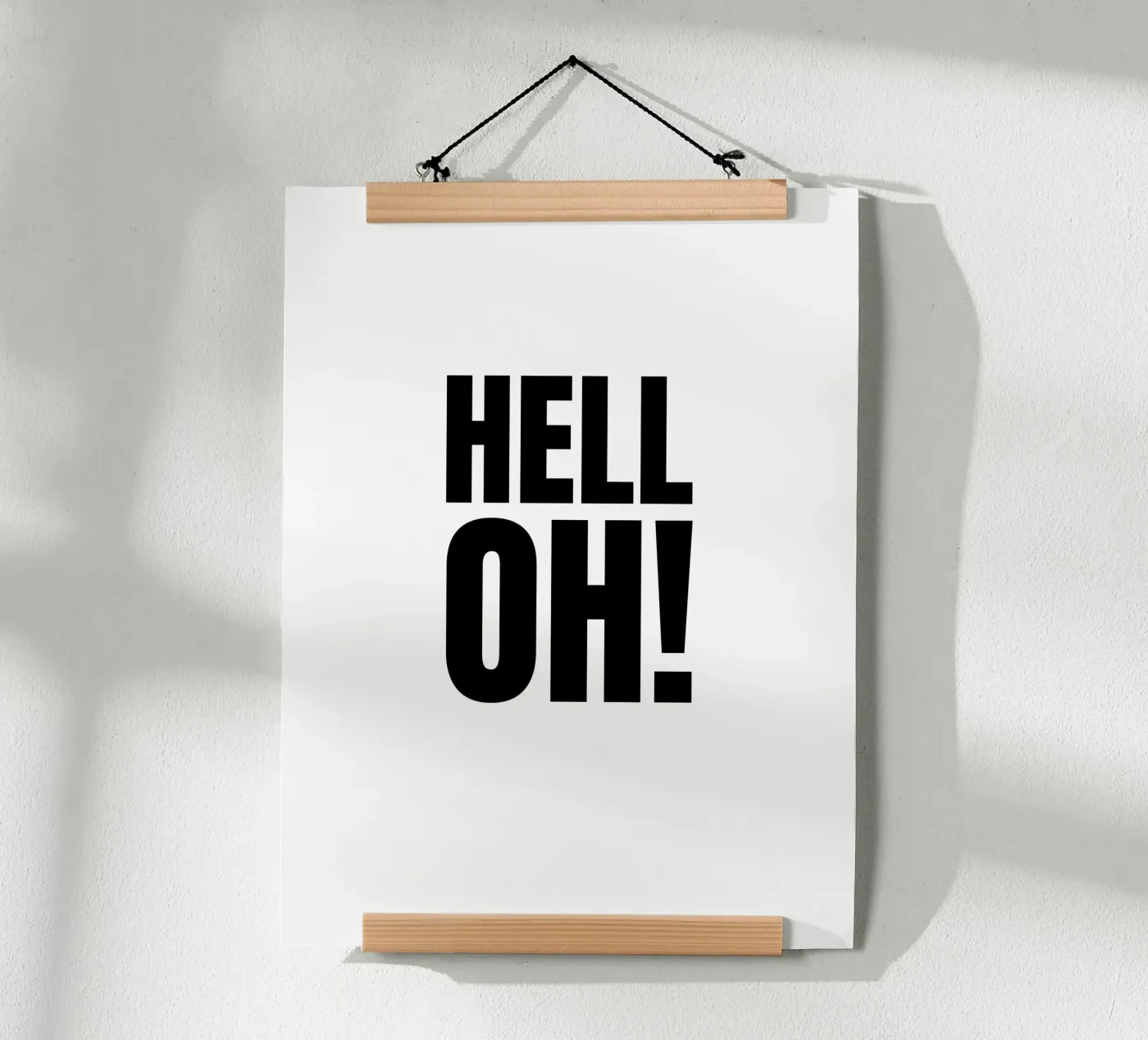 HELL OH! Poster von RB-Quotes